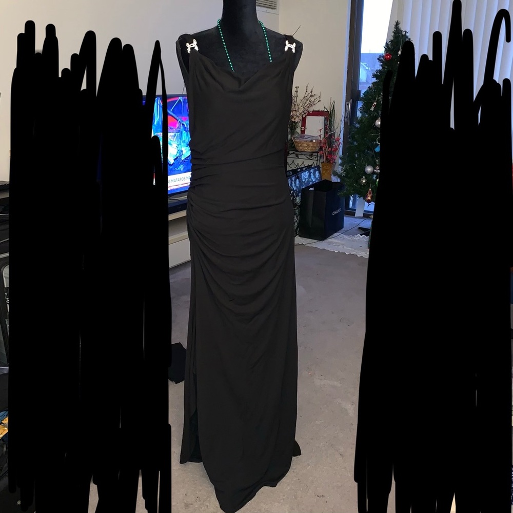 Black long dress